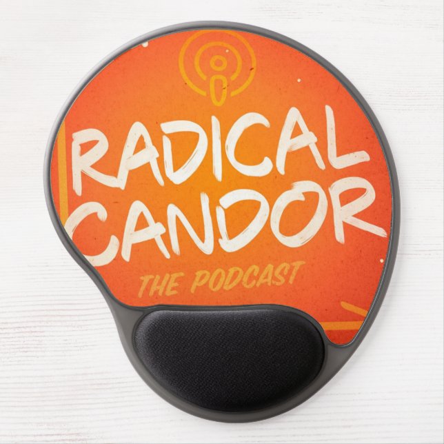 Radical Candor Podcast Mouse Pad (Front)
