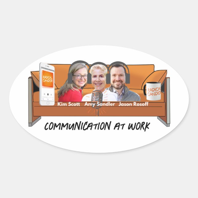 Radical Candor Podcast Stickers (Front)