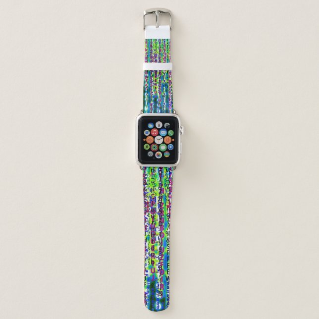 Radical Digital Developer Pattern Apple Watch Band (Front)