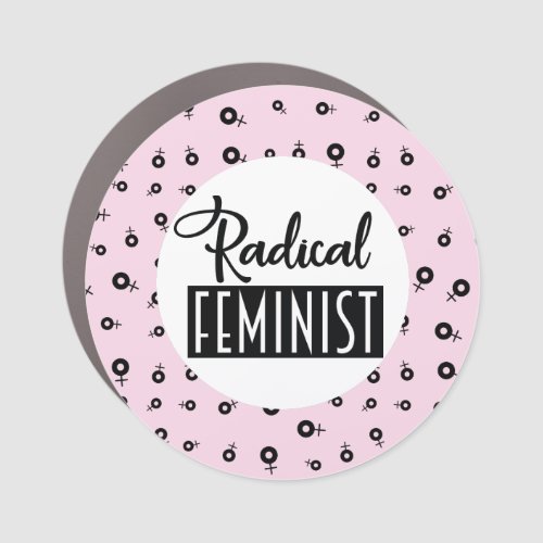 Radical Feminist Car Magnet