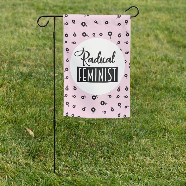 Radical Feminist Garden Flag (In SItu)