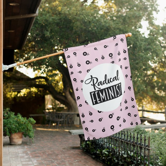 Radical Feminist House Flag (In SItu)