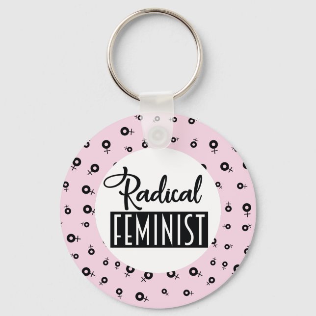 Radical Feminist Keychain (Front)