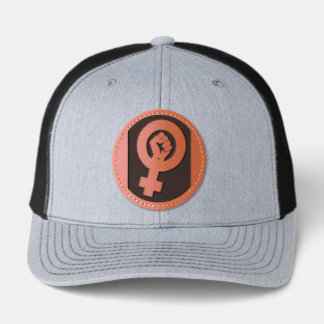 Radical Feminist Leather Patch Hat