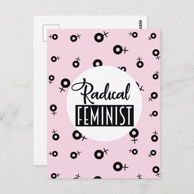 Radical Feminist Postcard (Front/Back)
