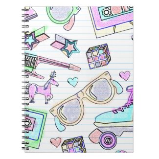Radical Fun Eighties Coloring Book Pattern