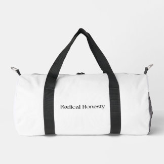 Radical Honesty Minimalist Travel Duffle Bag