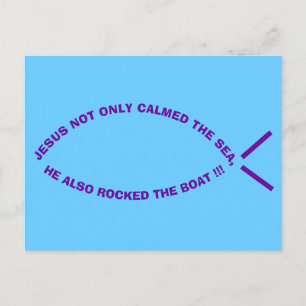 Radical Jesus, Rock the Boat Postcard
