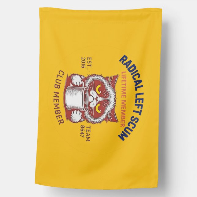 Radical Left Scum House Flag (Front)