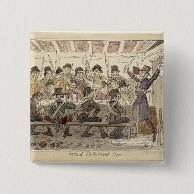 Radical Parliament !!' Button (Front)