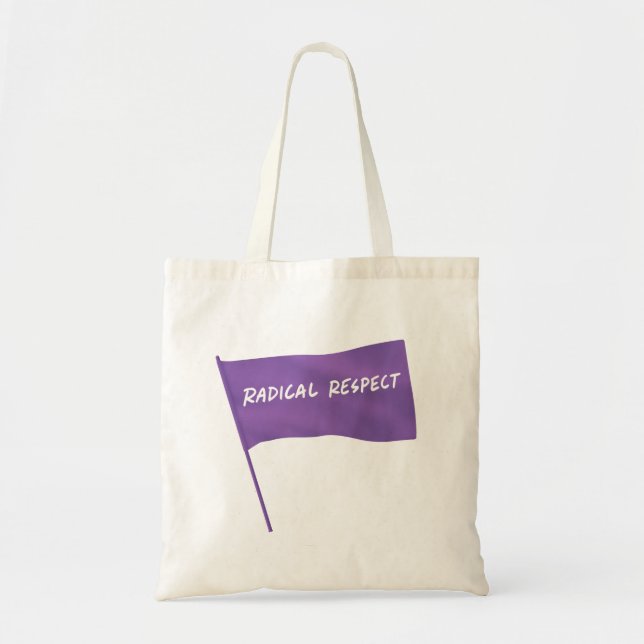 Radical Respect Purple Flag Tote (Front)