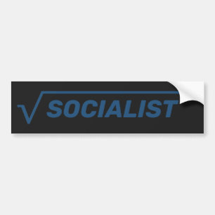 "Radical Socialist" Bumper Sticker