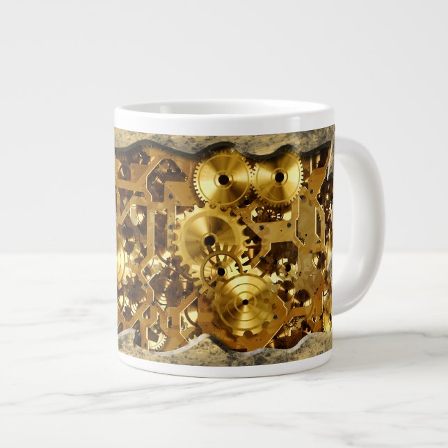 Radical Steampunk 10 Jumbo Mug (Front Right)