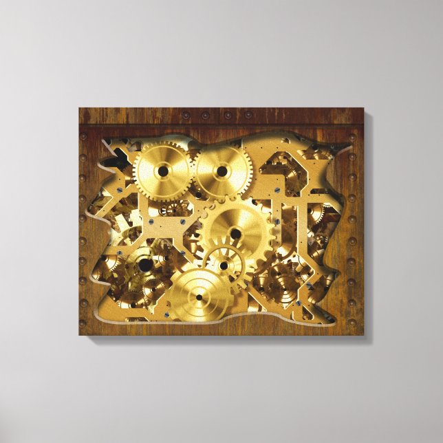 Radical Steampunk 3 Wrapped Canvas Print (Front)
