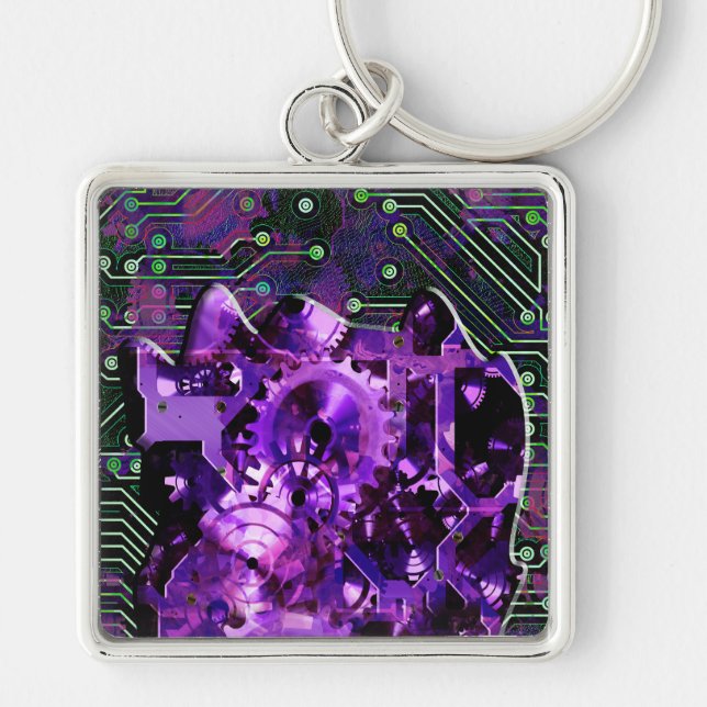 Radical Steampunk 5 Keychain (Front)
