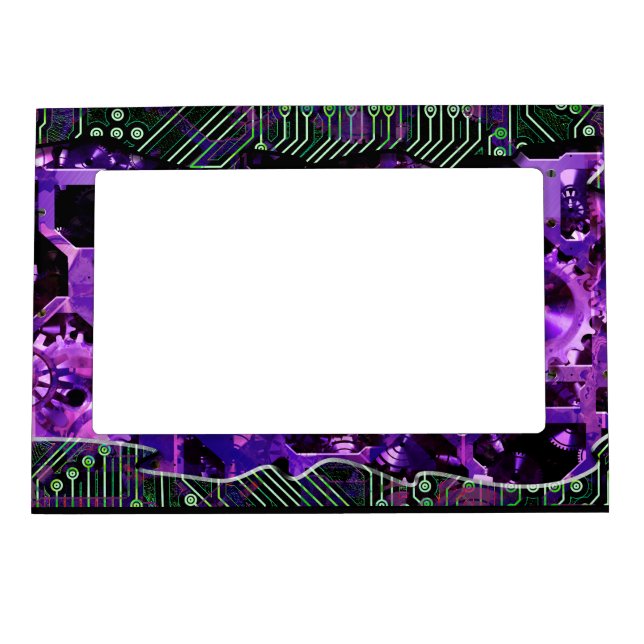 Radical Steampunk 5 Picture Frame Magnet (Front)