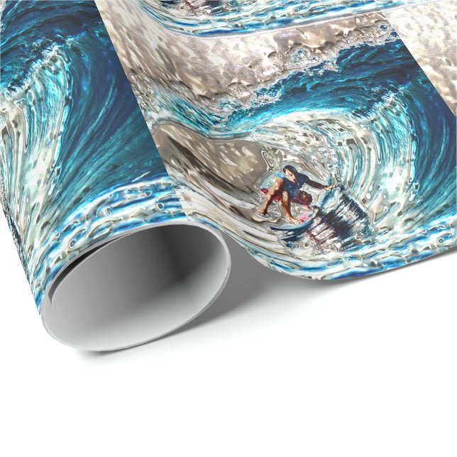 Radical Surfer 1A Wrapping Paper (Roll Corner)