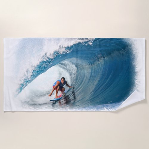 Radical Surfer 1B Beach Towel