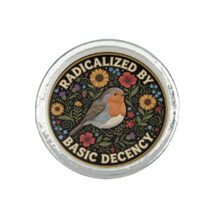 Radicalized by Basic Decency Birds lovers Ring