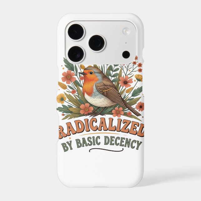 Radicalized by Basic Decency Vintage Inspirationa Iphone Case (Back)