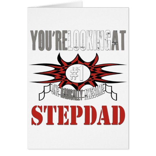 Radically Awesome Stepdad Cards (Front)
