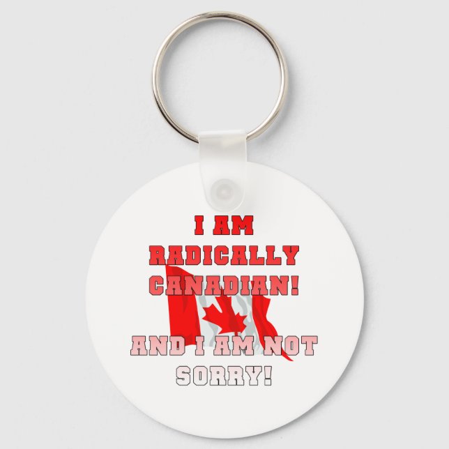 Radically Canadain Keychain (Front)