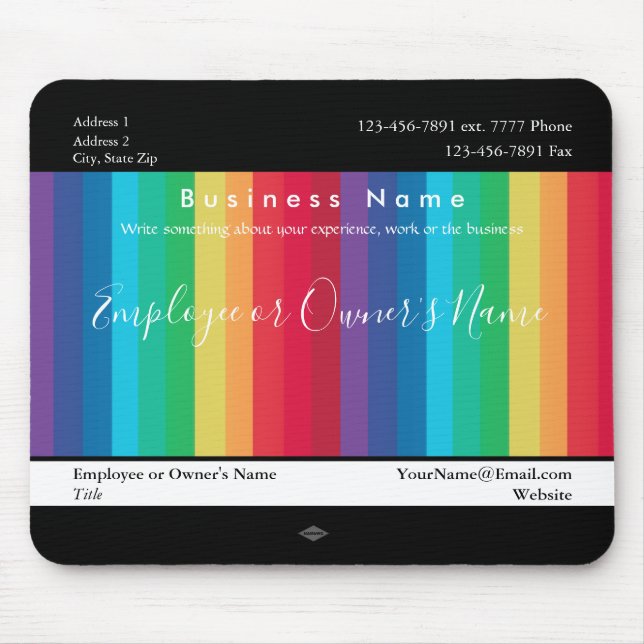 Radient Color Gift Promo Mousepad (Front)