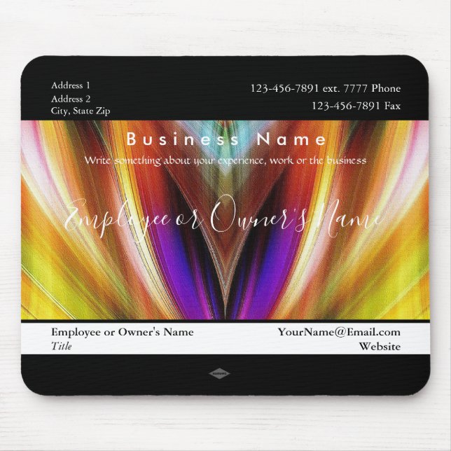 Radient Color Gift Promo Mousepad (Front)