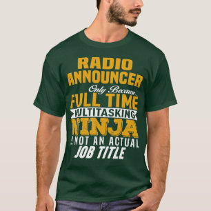 Radio Announcer 12 T-Shirt