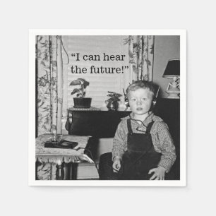 Radio Boy Graduation Party Napkins