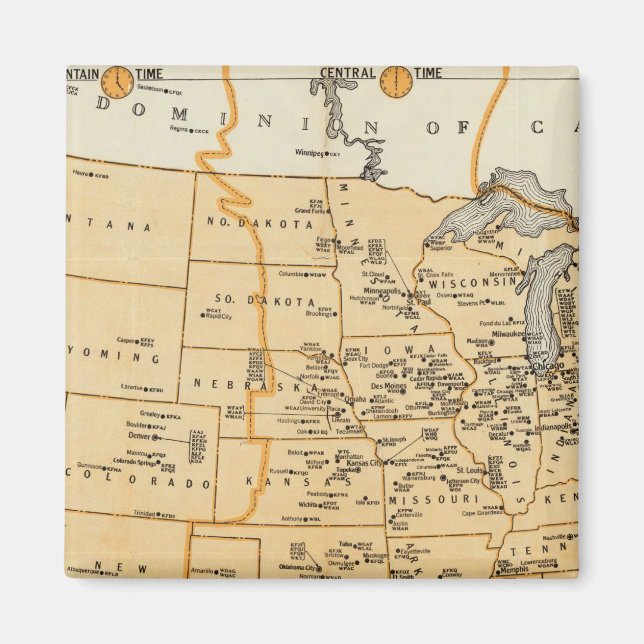 Radio Broadcasting Stations Of The United States Magnet (Front)