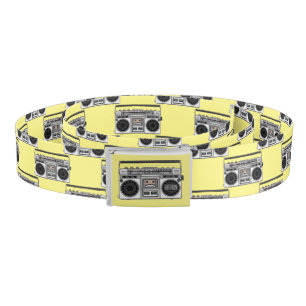 Radio cartoon illustration belt