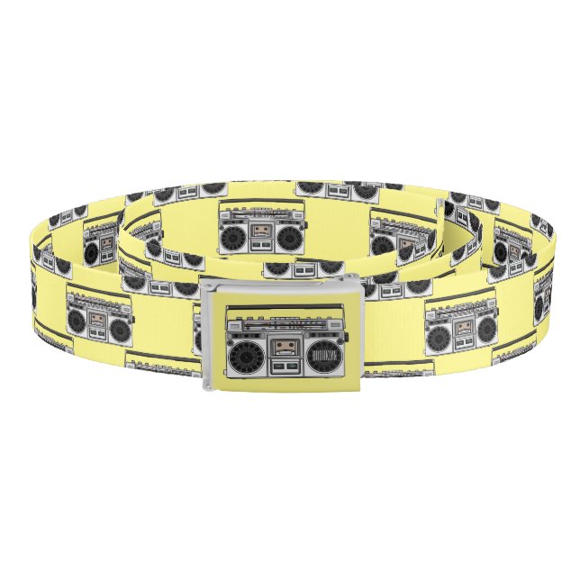 Radio cartoon illustration  belt (Coil)