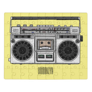 Radio cartoon illustration jigsaw puzzle
