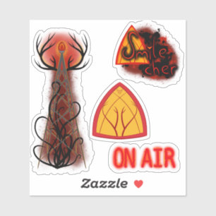 Radio Demon sticker set