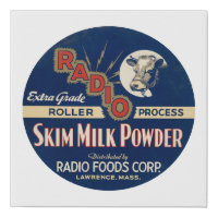 Radio Extra Grade Roller Process Skim Milk Powder.