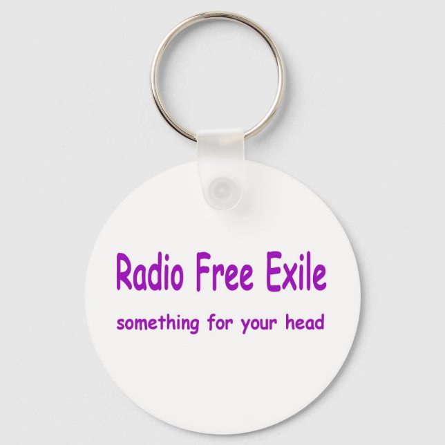 radio free exile keychain (Front)