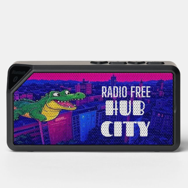 Radio Free Hub City Ally the Alligator Speaker (Front)