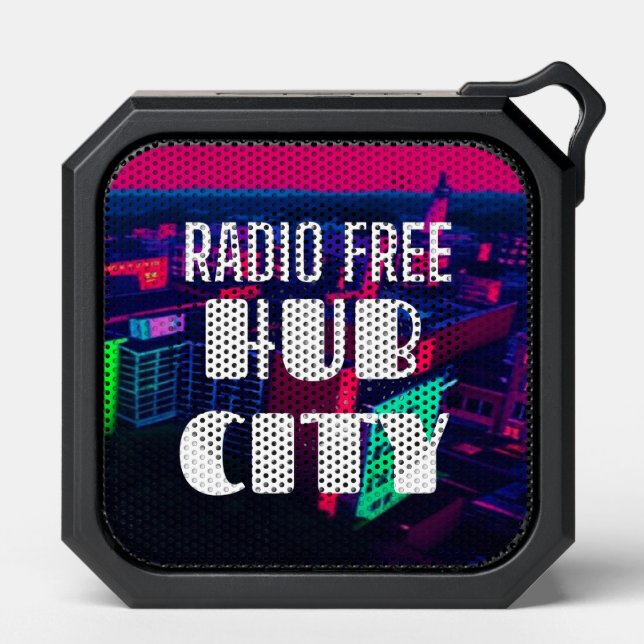 Radio Free Hub City Bluetooth Speaker (Front)
