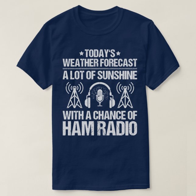 Radio Ham Amateur Radio Operator Ham Radio (13)  T-Shirt (Design Front)