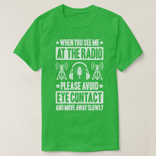 Radio Ham Amateur Radio Operator Ham Radio (16)  T-Shirt (Design Front)