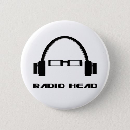 Radio Head Pinback Button