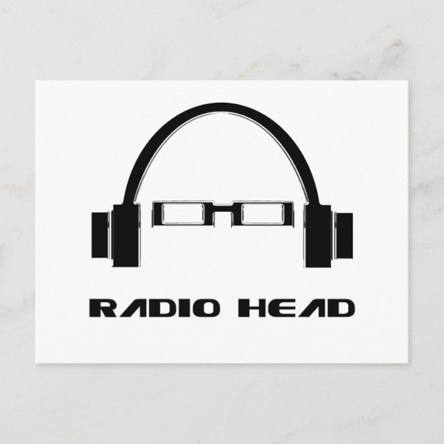 Radio Head Postcard (Front)
