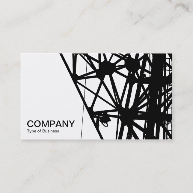 Radio Mast - White Business Card (Front)