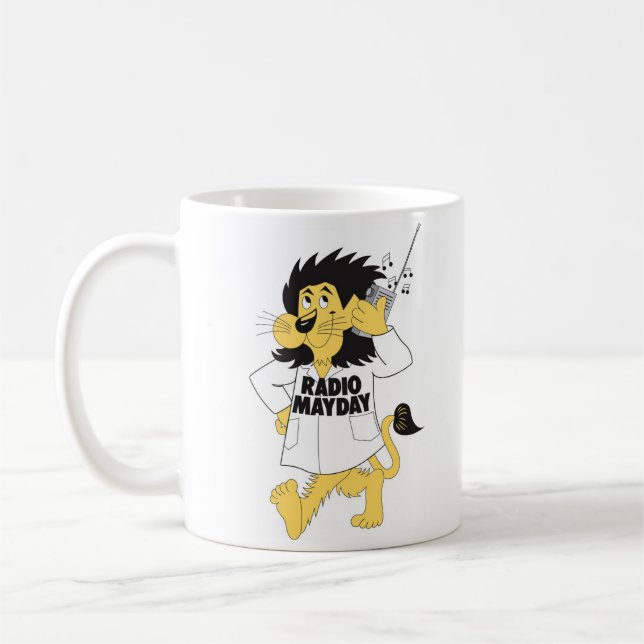 Radio Mayday Lion Mug (Left)