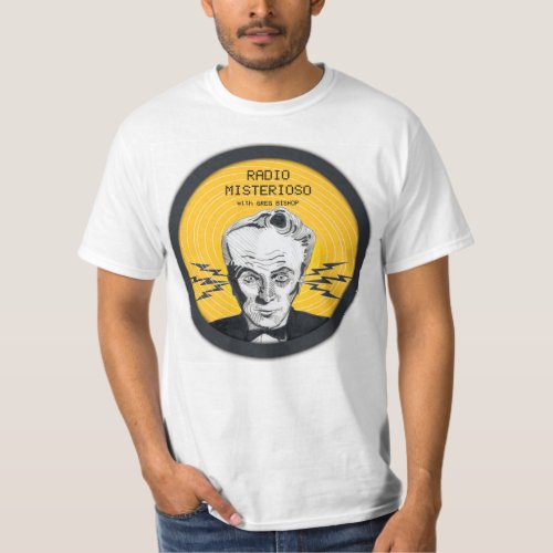 Radio Misterioso official shirt 3 _ 2 sided