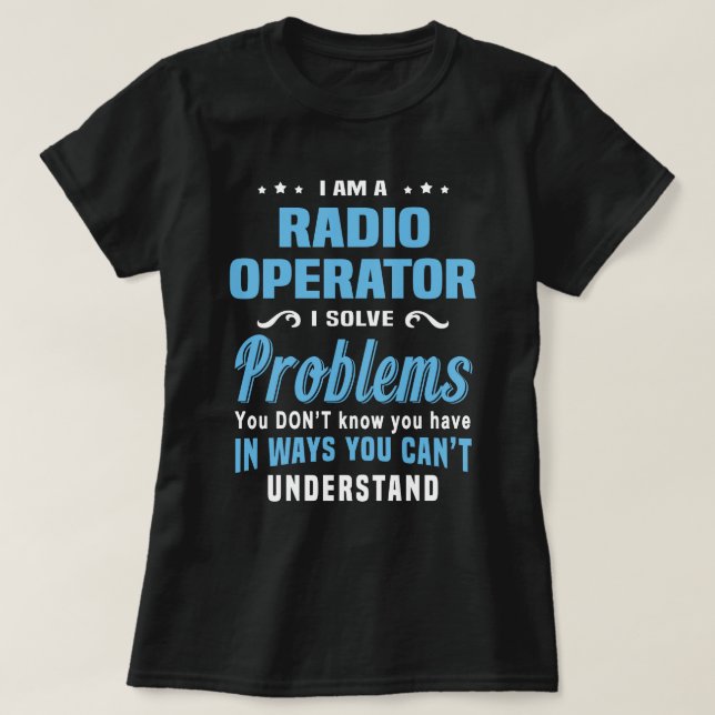 Radio Operator T-Shirt (Design Front)