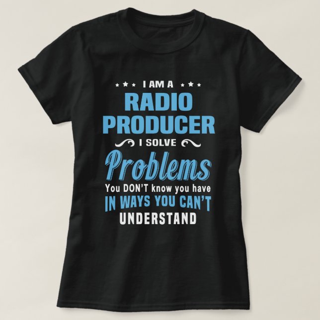Radio Producer T-Shirt (Design Front)
