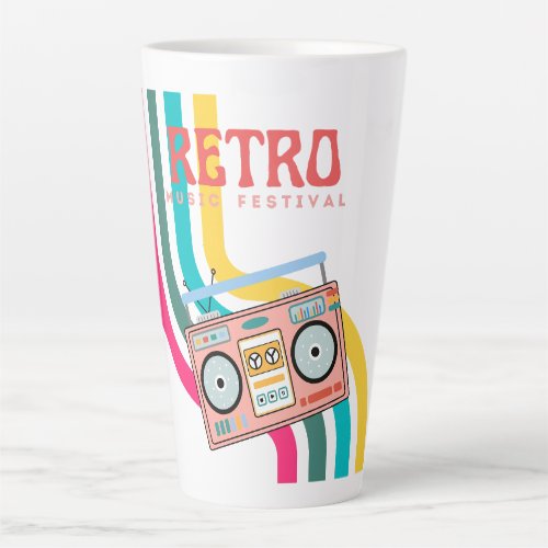 Radio Retro Latte Mug