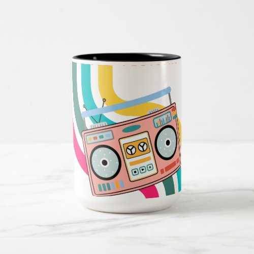 Radio Retro Two_Tone Coffee Mug